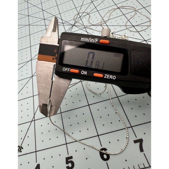 Vintage Sterling Silver Cross Pendant Necklace Double Strand Dyadema Italy - Picture 9 of 11